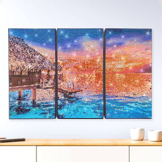 ArtSkills® Brilliant Art Beach Cabana Stretched Canvas Diamond Painting Kit